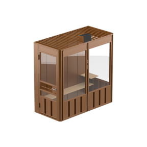 Кабина для подсудимых изолирующая 2500×1200×2400 мм